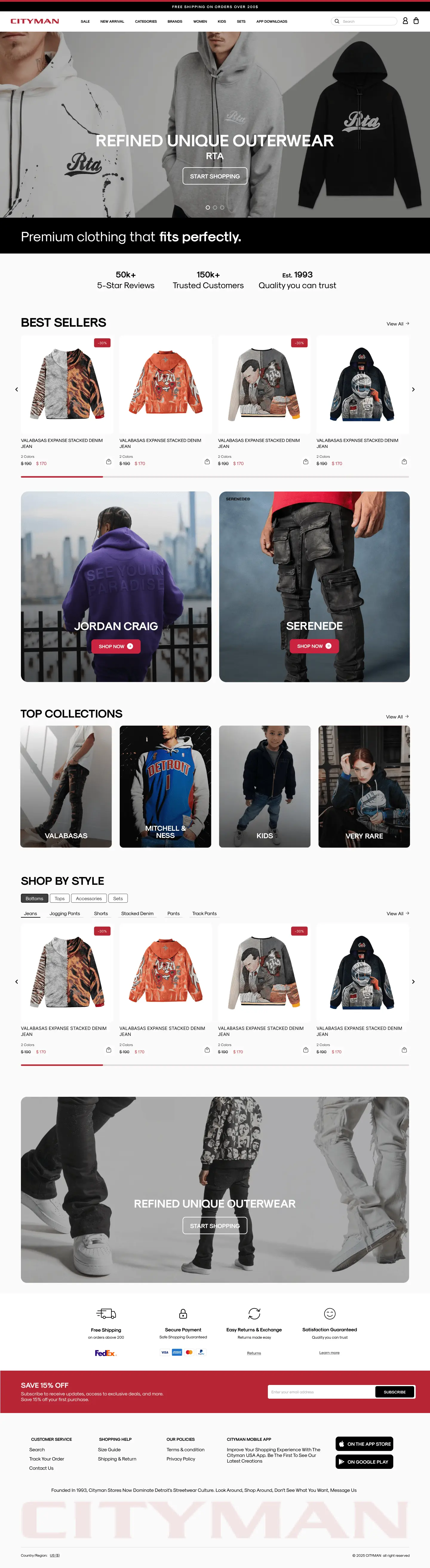 Cell Crest website showcasing apparel, with a user-centric e-commerce design